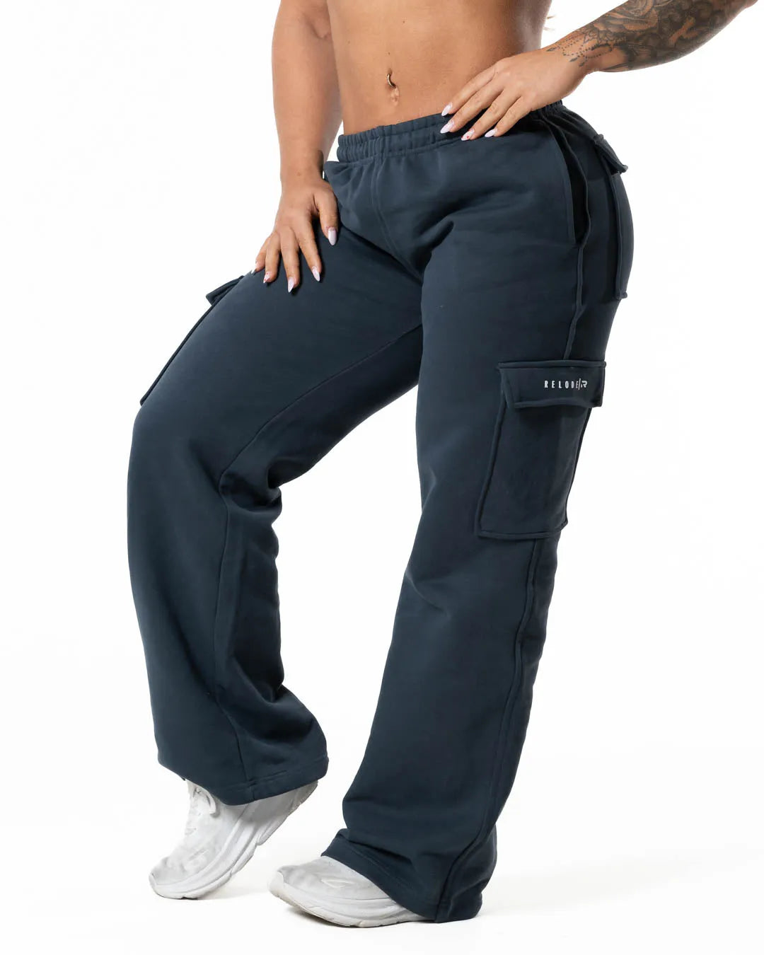 Hybrid Cargo Joggers - Slate Blue