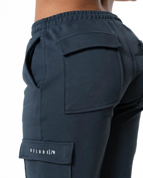 Hybrid Cargo Joggers - Slate Blue