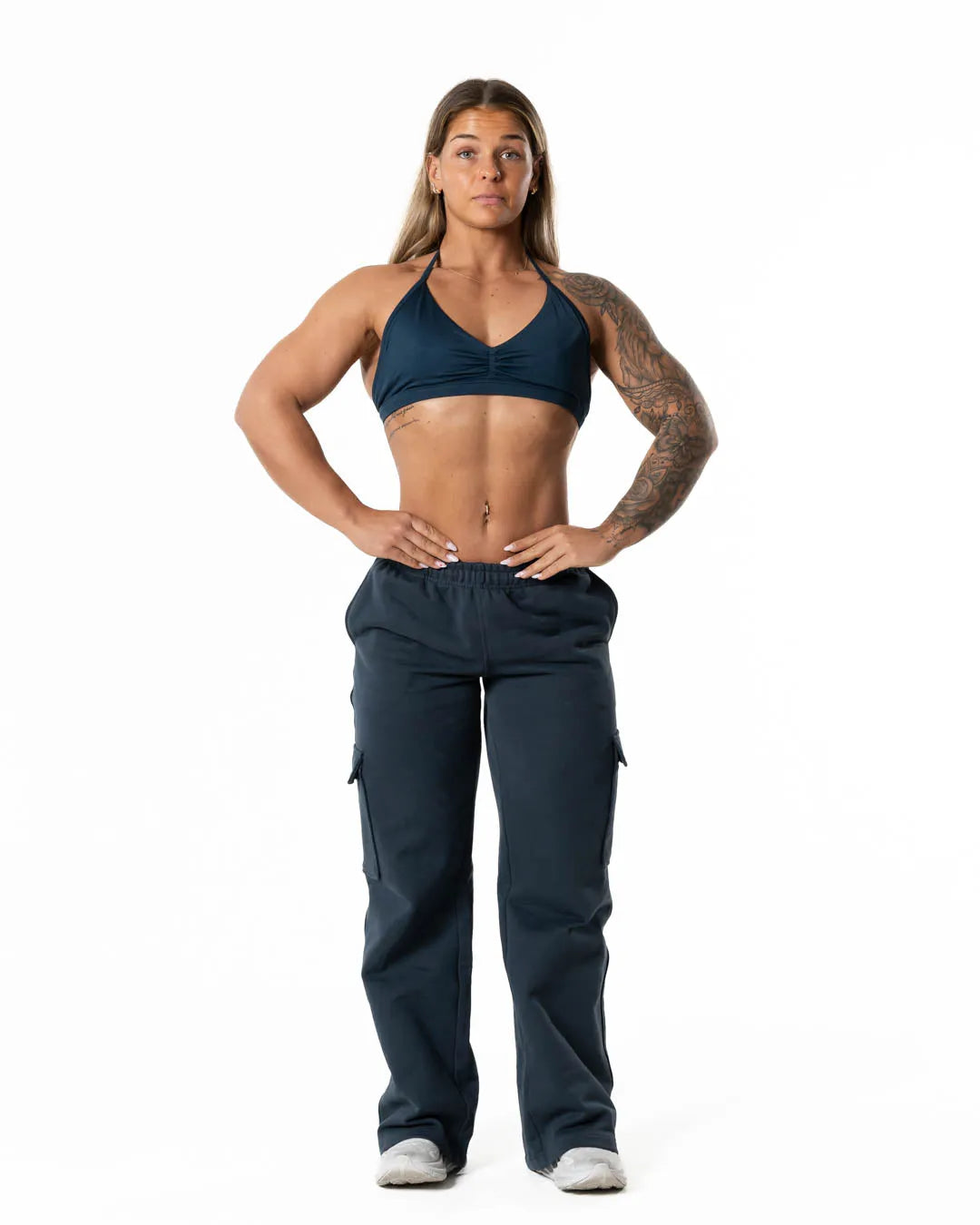 Hybrid Cargo Joggers - Slate Blue