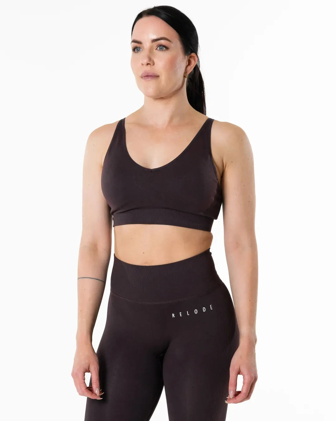 Slipstream Seamless Top - Deep Burgundy