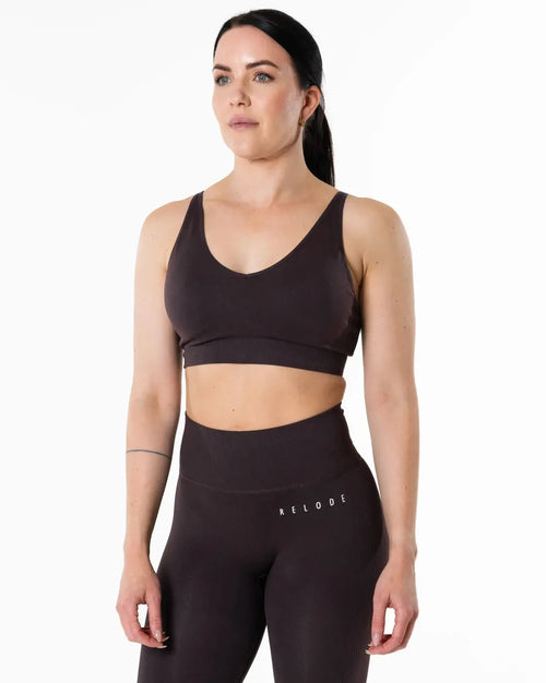 Slipstream Seamless Top - Deep Burgundy