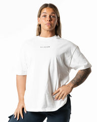 Hybrid Oversized T-shirt - White