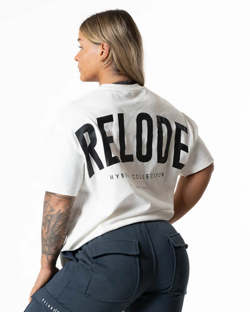 Hybrid Oversized T-shirt - White