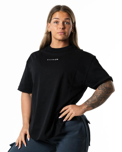 Hybrid Oversized T-shirt - Black