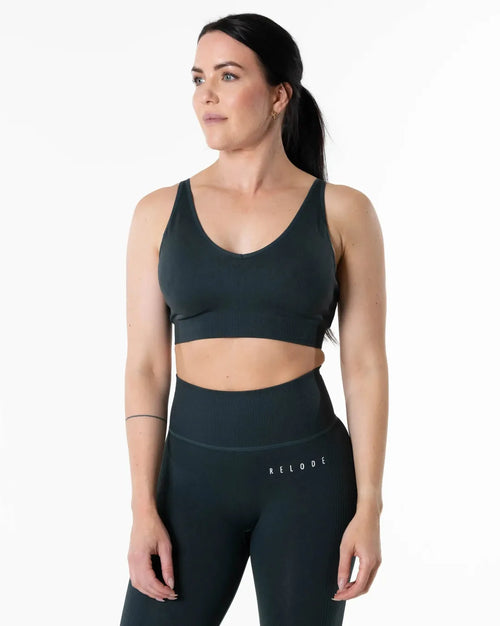 Slipstream Seamless Top - Deep Green