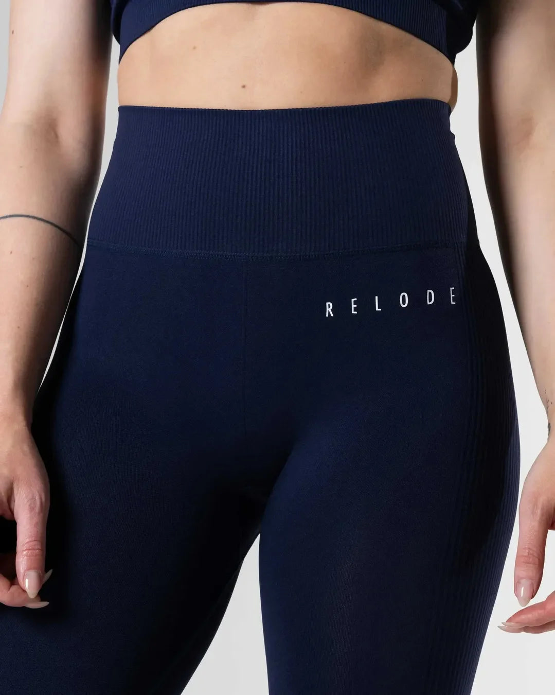 Slipstream Seamless leggings - Navy Blue