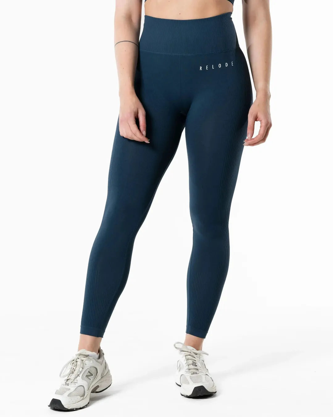 Slipstream Seamless Tights - Petrol Blue