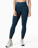 Slipstream Seamless Leggings - Petrol Blue