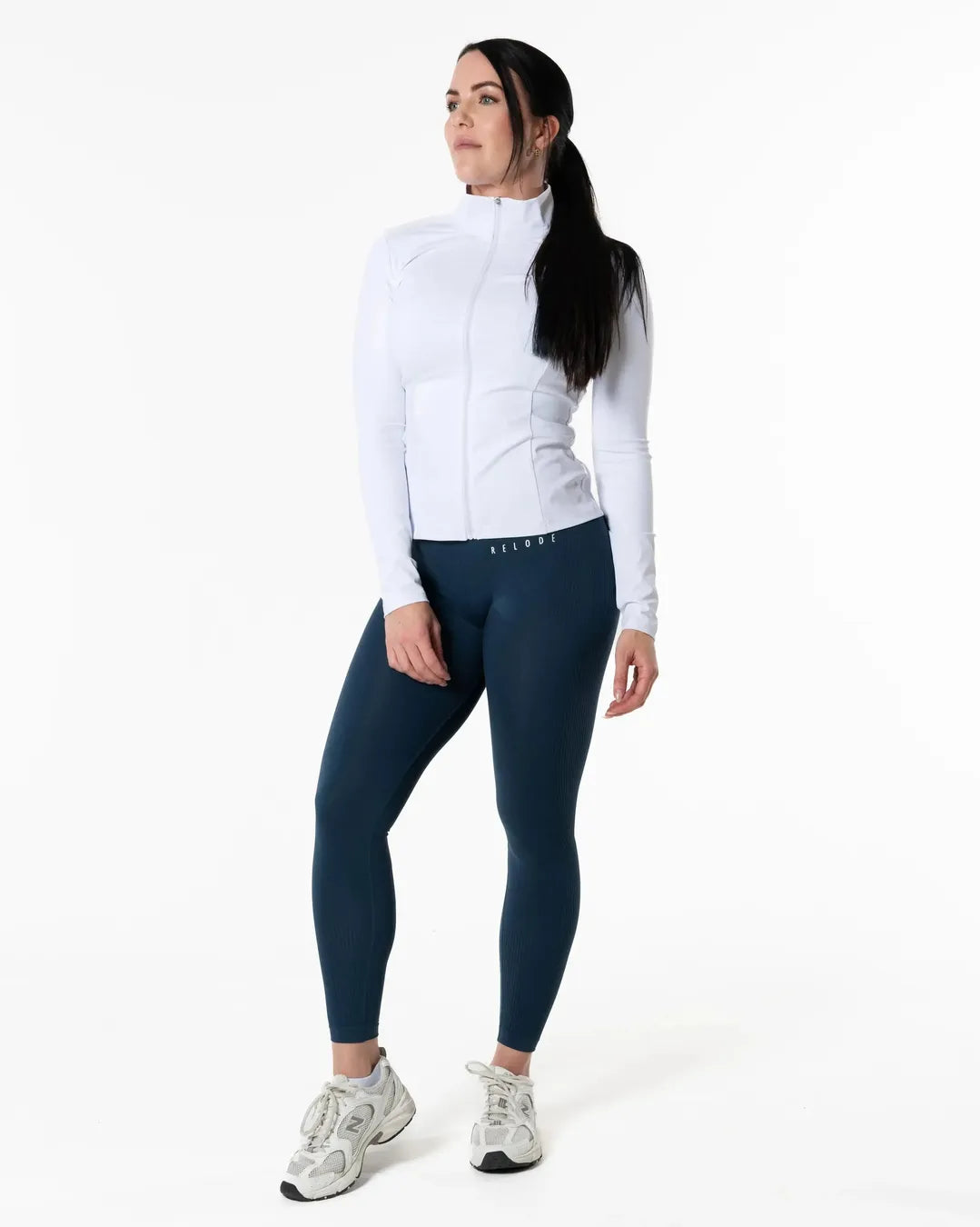 Slipstream Seamless Leggings - Petrol Blue