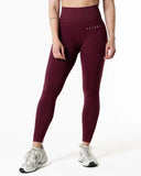 Slipstream Seamless Leggings - Burgundy