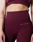 Slipstream Seamless Leggings - Burgundy