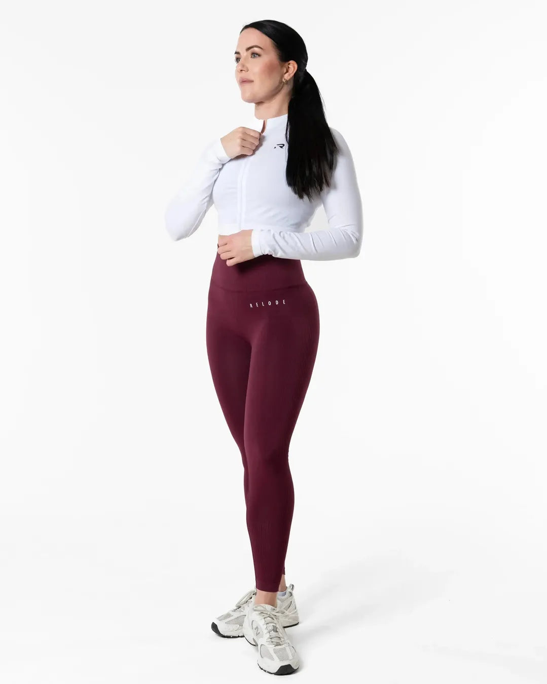 Slipstream Seamless Leggings - Burgundy