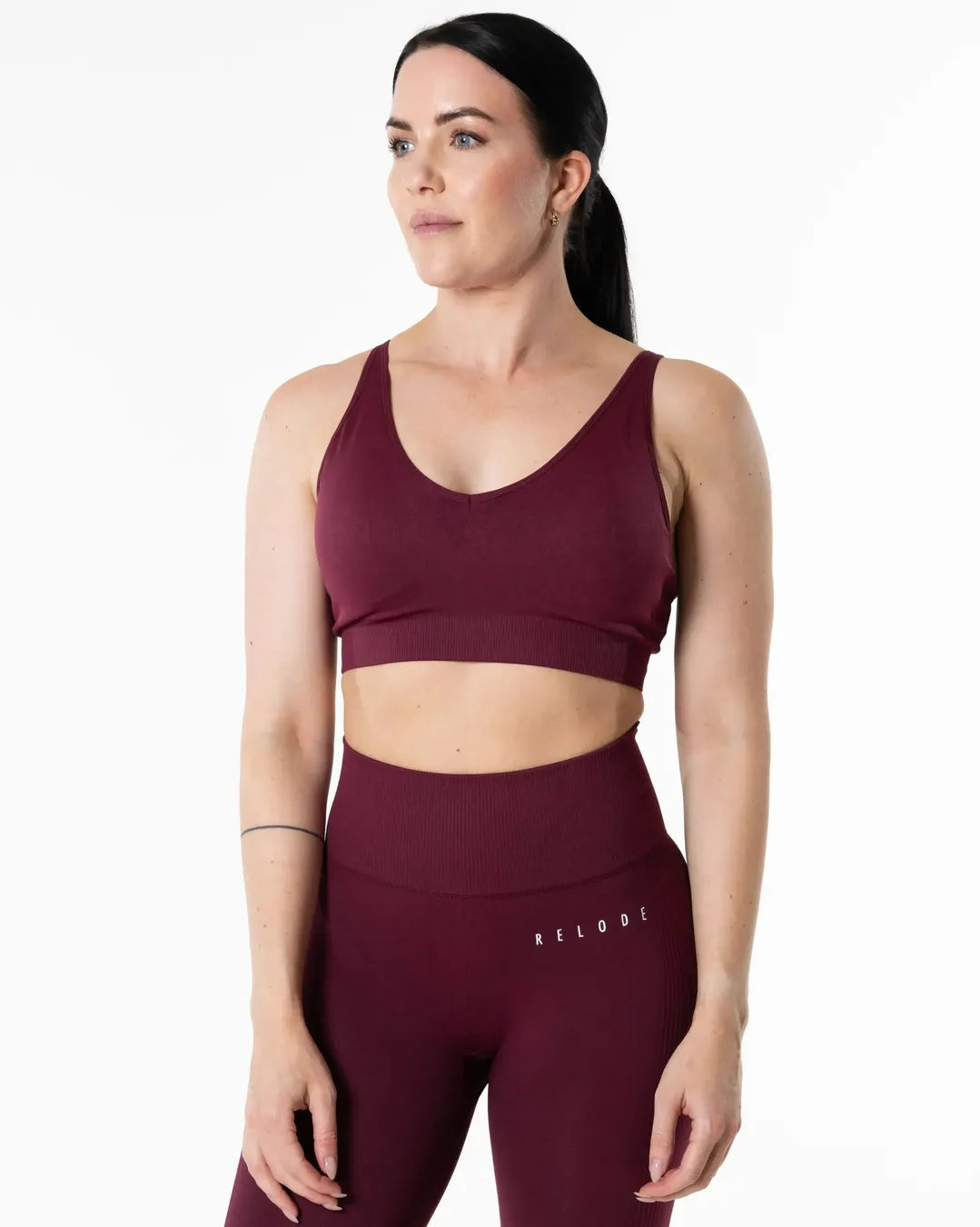Slipstream Seamless Top - Burgundy
