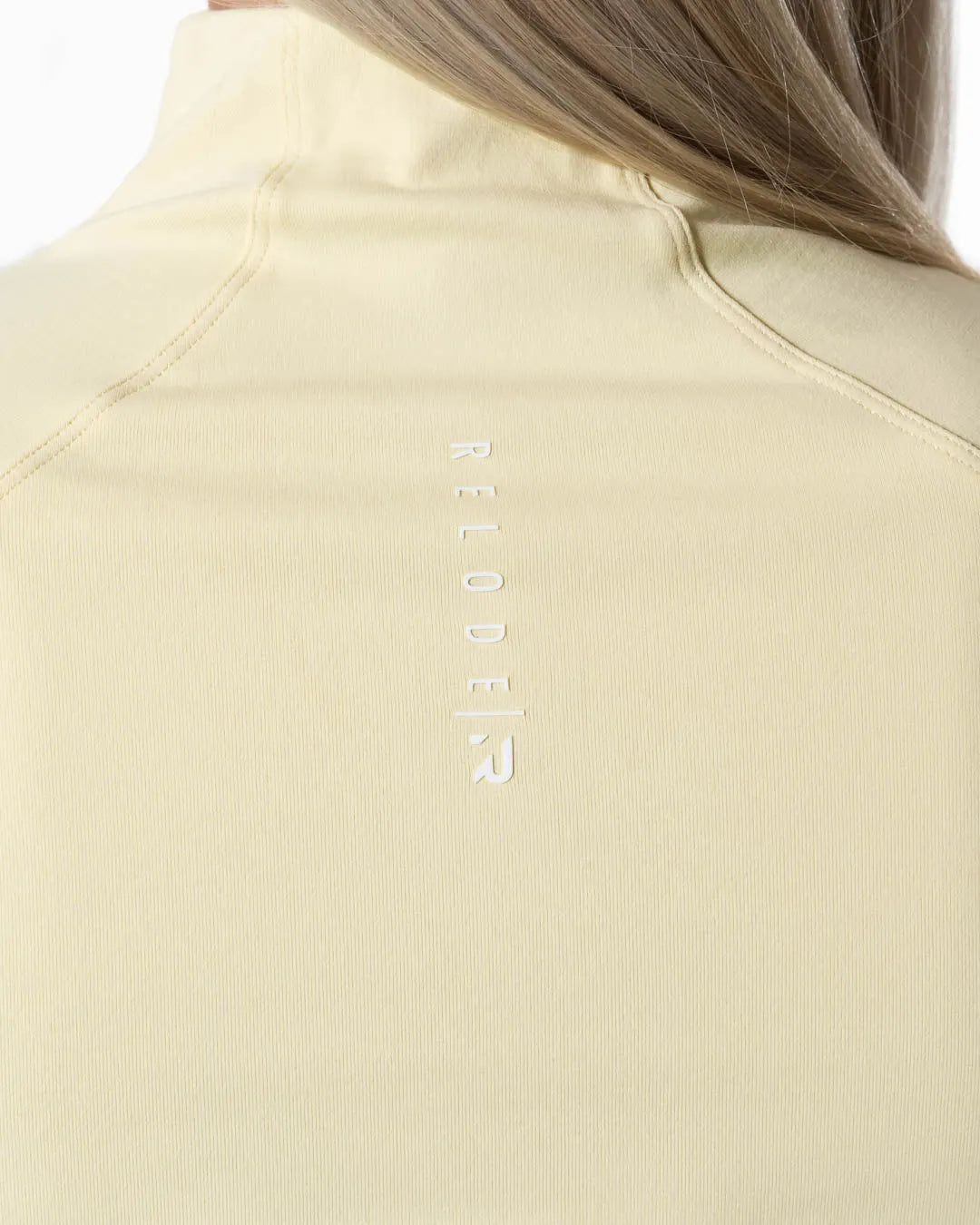 Aura Seamless Zip Longsleeve - Yellow