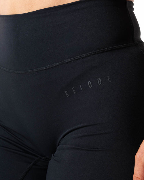 Clean Straight Leggings - Black