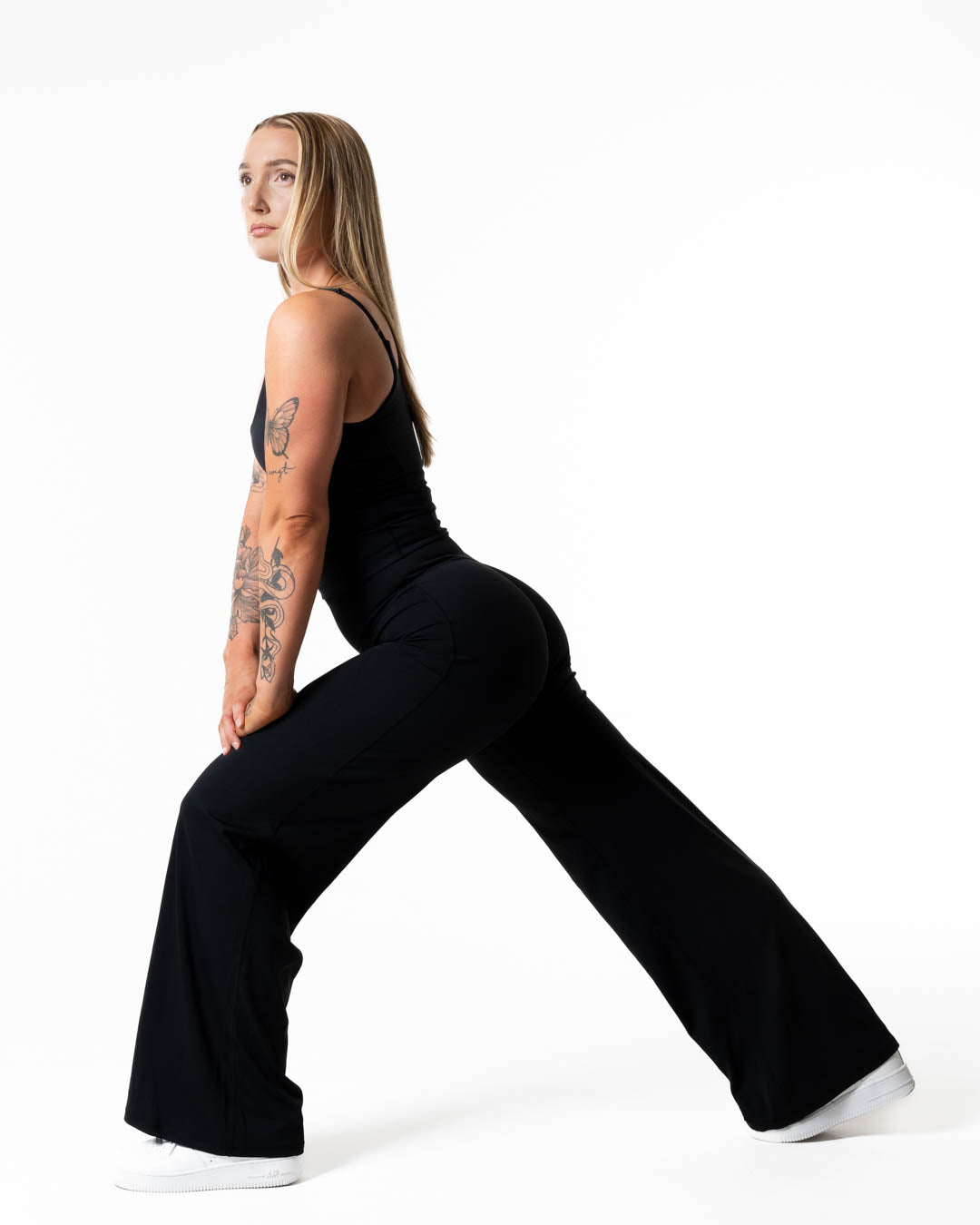 Clean Straight Leggings - Black