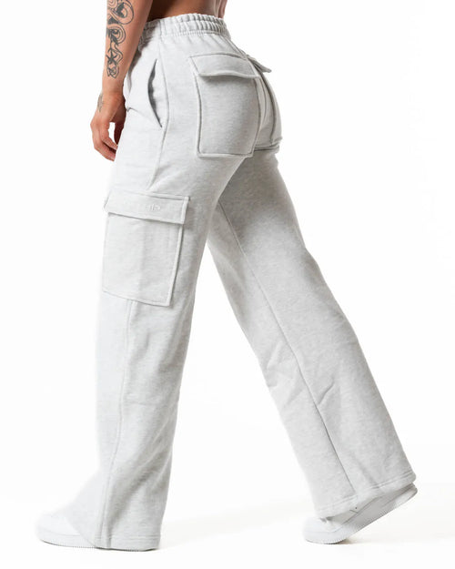 Hybrid Cargo Joggers - Light grey