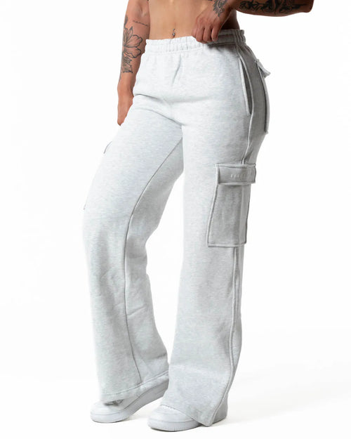 Hybrid Cargo Joggers - Light grey