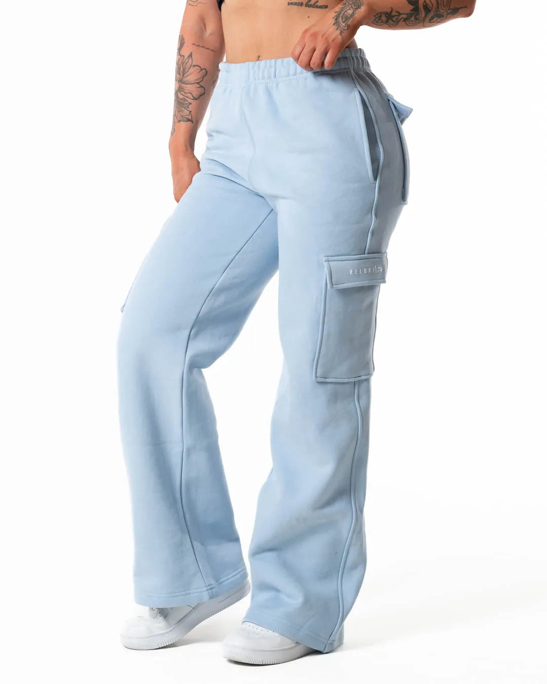 Hybrid Cargo Joggers - Light Blue