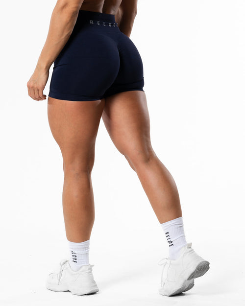 Prime Scrunch Shorts 4.5" - Deep Blue