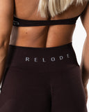 Prime Scrunch Leggings - Deep Burgundy