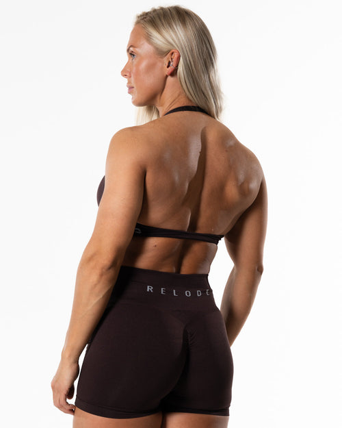 Prime Halterneck Top - Deep Burgundy