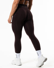 Prime Scrunch leggings - Deep Burgundy