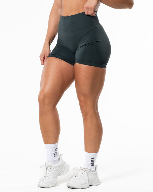 Prime Scrunch Shorts 4.5" - Deep Green