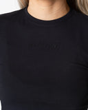 Aura Peach T-shirt - Black