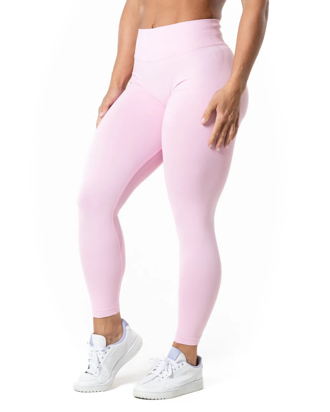 Aura Seamless Scrunch leggings - Light Pink