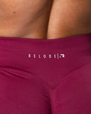Aura Seamless Scrunch Leggings - Cherry