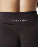 Hybrid Seamless Leggings - Espresso Brown