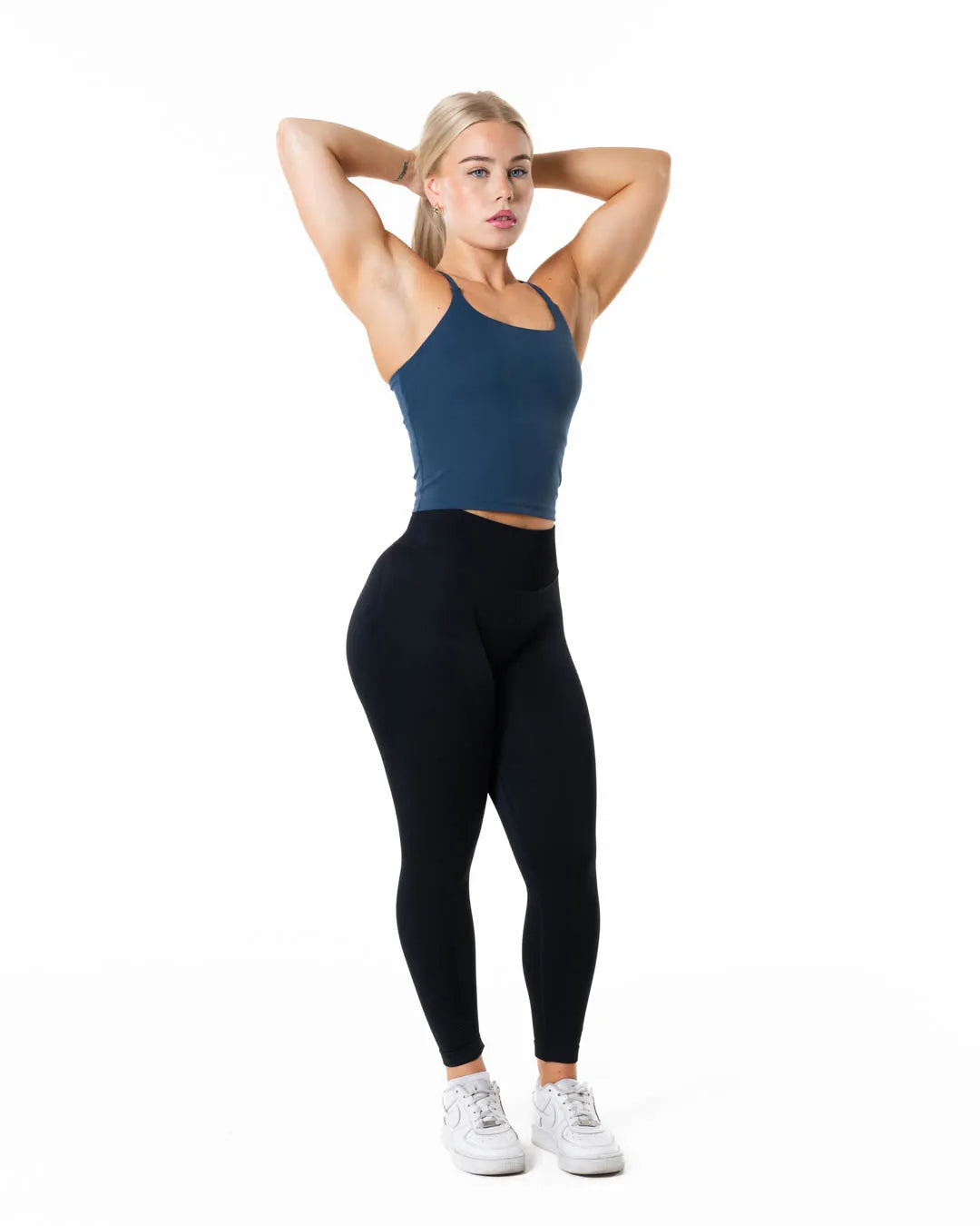 Core Singlet Top - Navy Blue