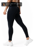 Aura Seamless Scrunch Leggings - Black