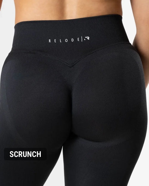 Hybrid Seamless Shorts - Jet Black