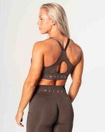 Prime Scrunch Top - Brown