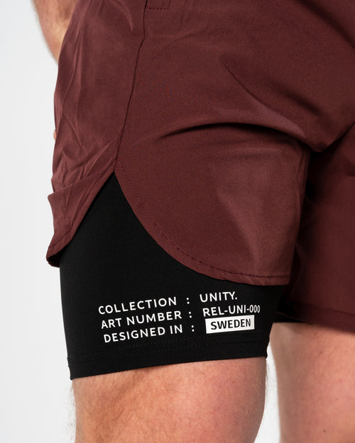 Unity Shorts - Burgundy